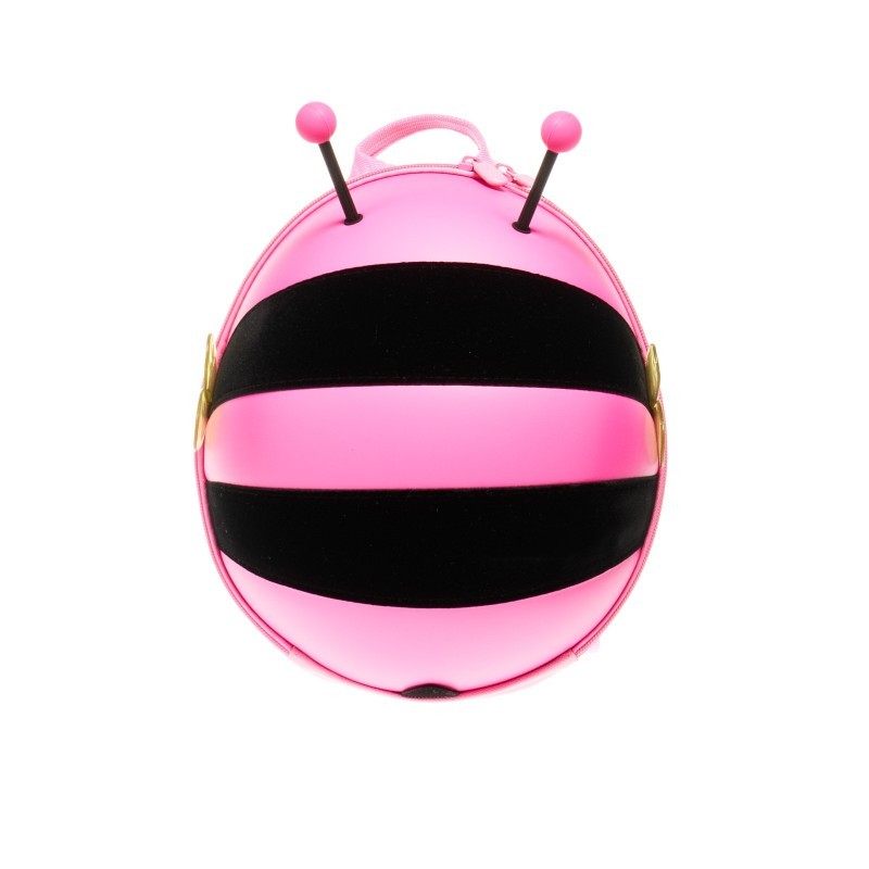 Children backpack, bee shape, green - Pink