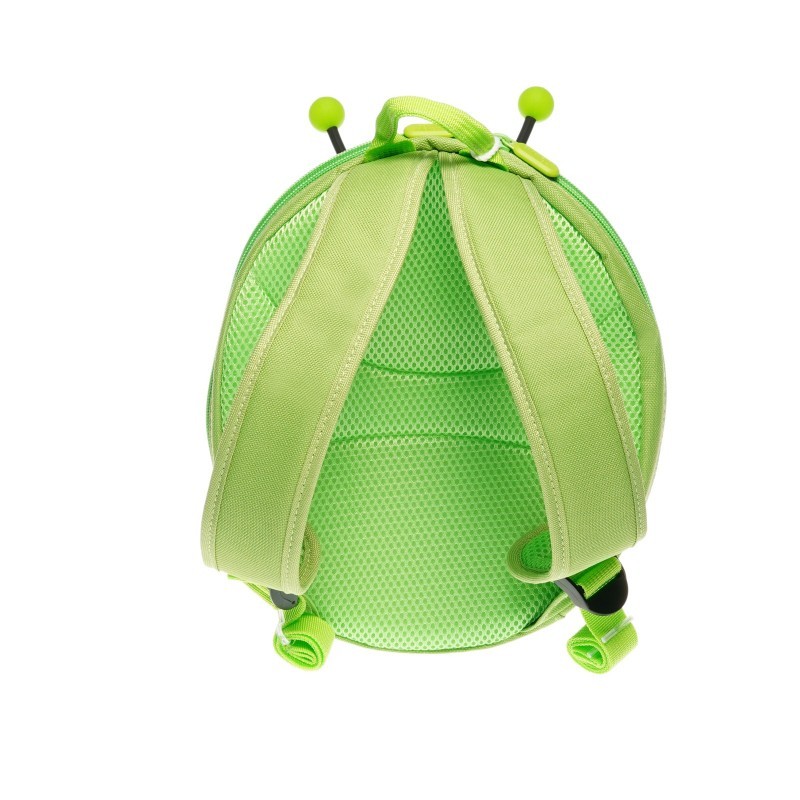 Children backpack, bee shape, green Supercute