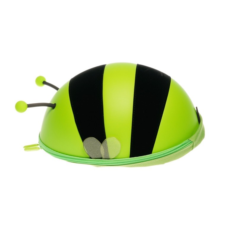 Children backpack, bee shape, green Supercute