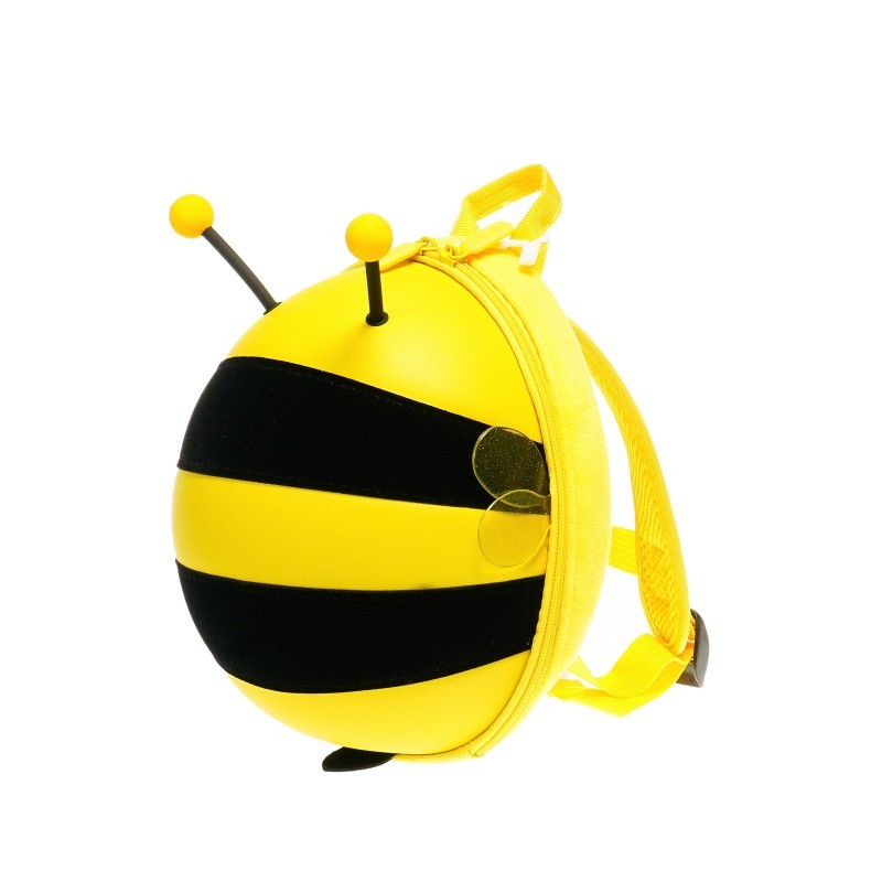 Mini backpack with bee shape and a safety belt Supercute