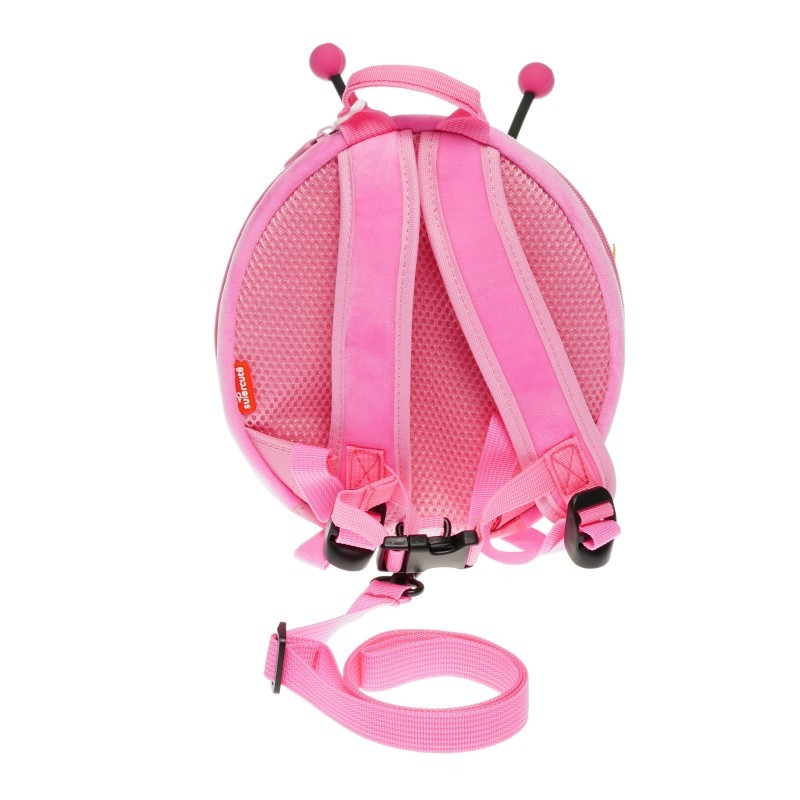 Mini backpack with bee shape and a safety belt Supercute