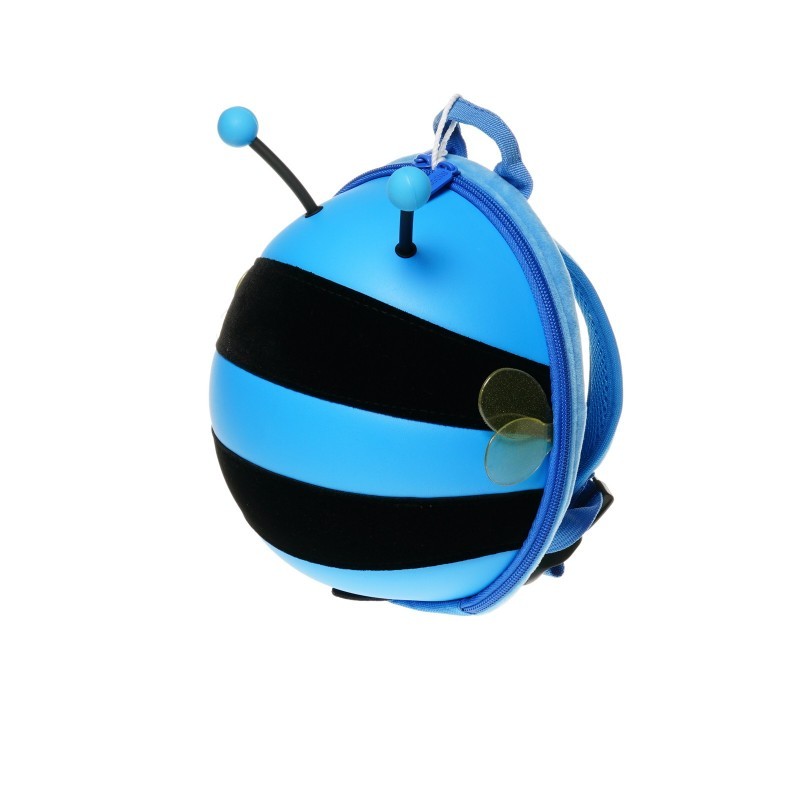 Mini backpack with bee shape and a safety belt Supercute