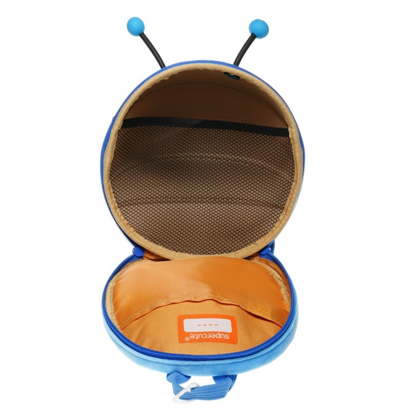 Mini backpack with bee shape and a safety belt Supercute