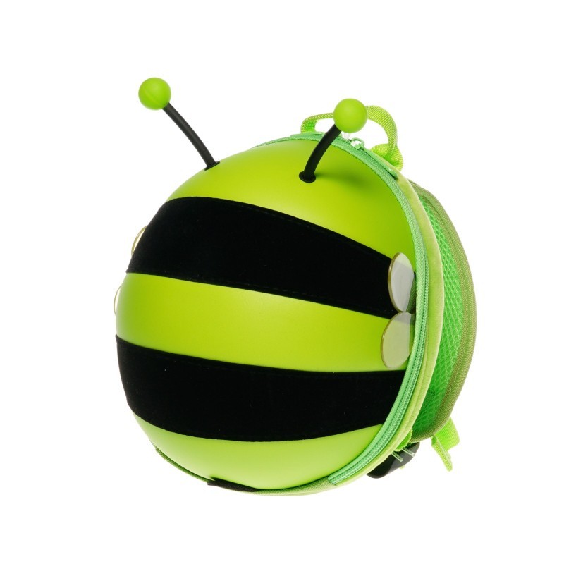 Mini backpack with bee shape and a safety belt Supercute