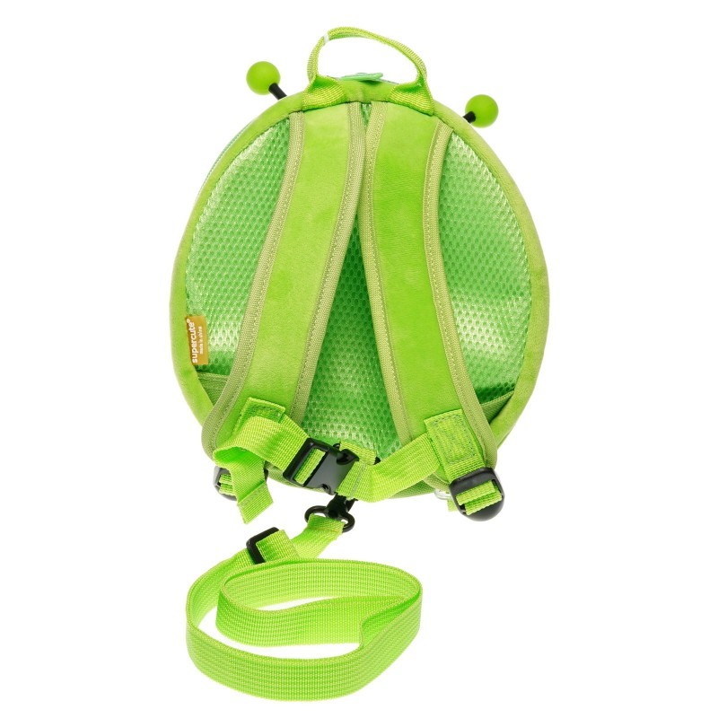 Mini backpack with bee shape and a safety belt Supercute