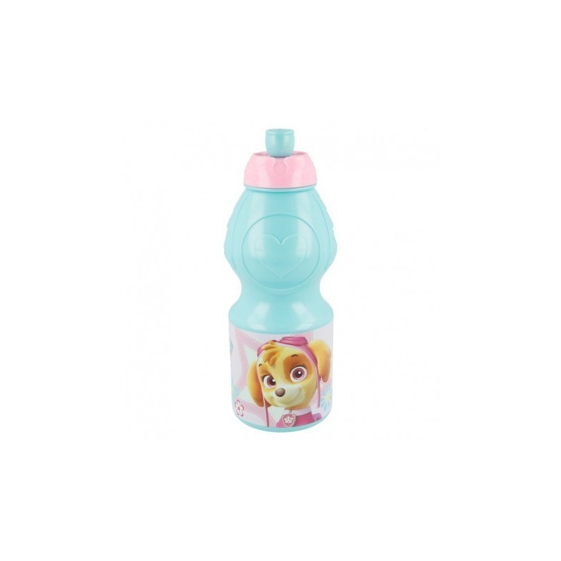 Пластмасова спортна бутилка с картинка, Girl Pup Power, 400 ml. Paw patrol