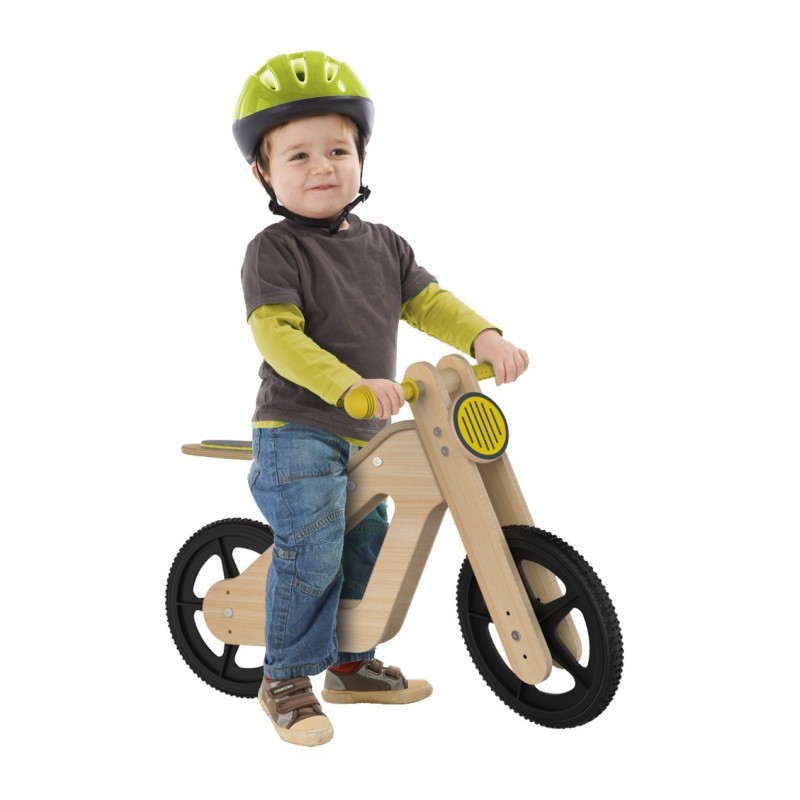 Balance-Bike aus Holz Mamatoyz