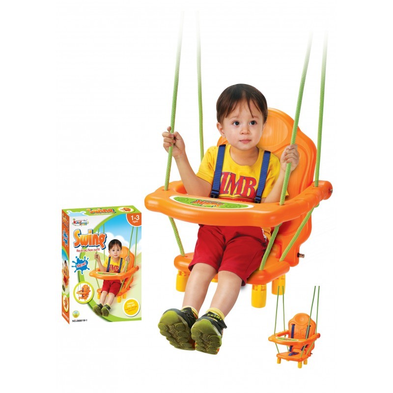 Swing with safety board and belts King Sport