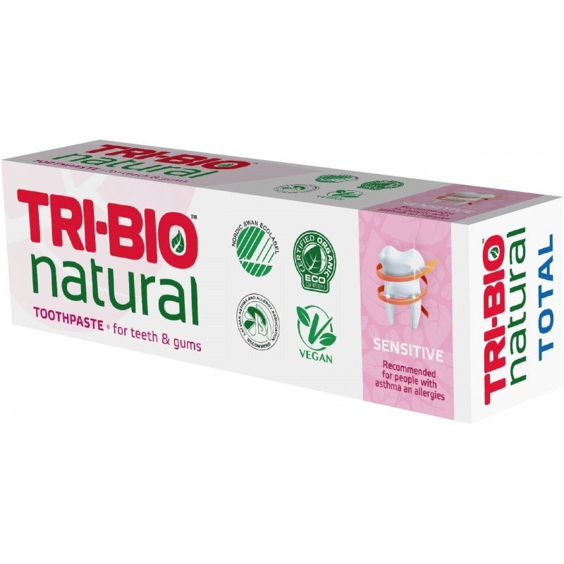 Natural eco-friendly toothpaste Sensitive, 75 ml Tri-Bio