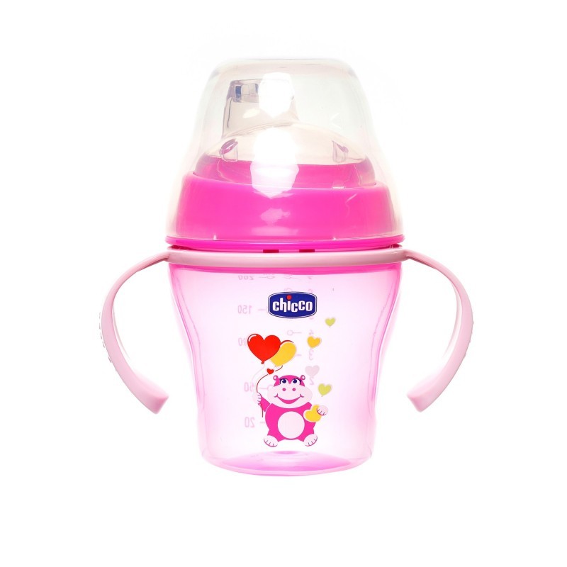 Pahar de tranziție din polipropilenă, Pahar moale, 200 ml Chicco