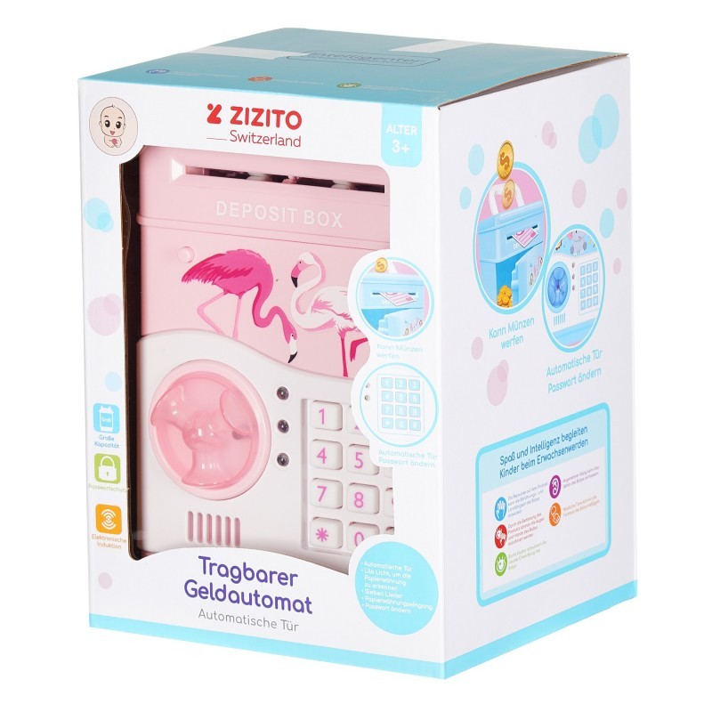 Toy safe with 7 types of music, Safe bank ZIZITO