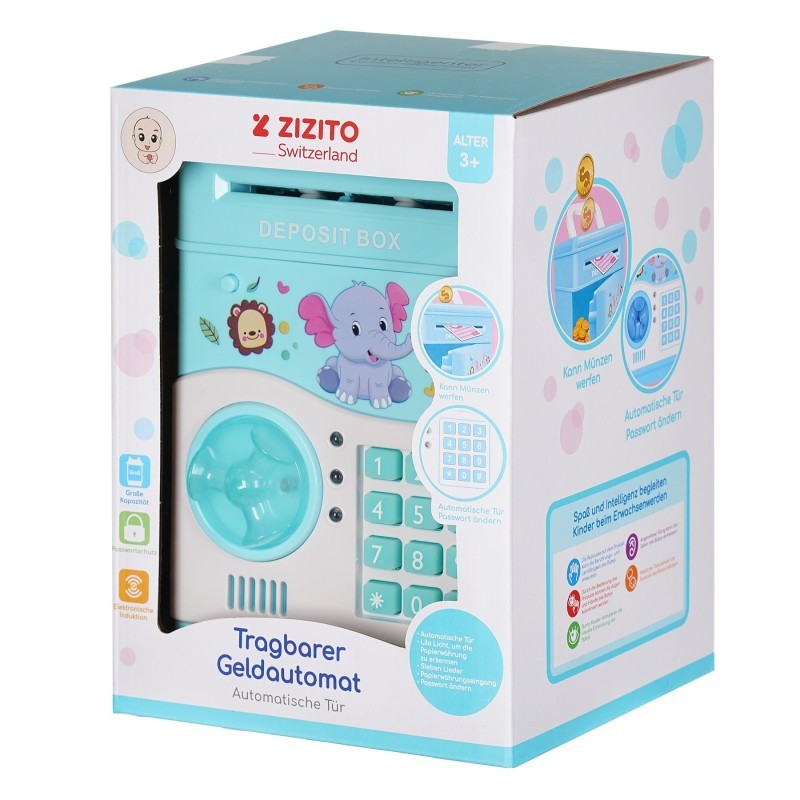 Toy safe with 7 types of music, Safe bank ZIZITO