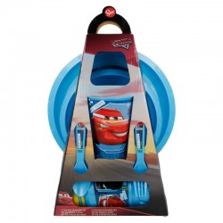 Set de hrănire pentru copii din 6 piese, cu o imprimare de Mașini Cars 30253 2