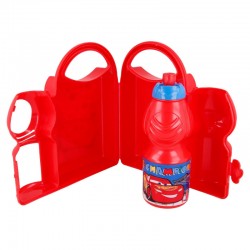 Set - cutie și sticlă pentru copii „Mașini” Stor 30256 2