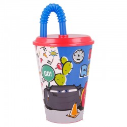 Sportbecher mit Strohhalm und Deckel - Cars, 430 ml. Cars 30350 3