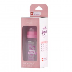 Flašica za bebe Mali anđeo od polipropilena - 3+ meseca, 250 ml, roze ZIZITO 31008 4