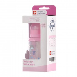 Trinkflasche mit Griffen zur Babyfütterung Little Angel - 6+ Monate, 250 ml. ZIZITO 31021 4