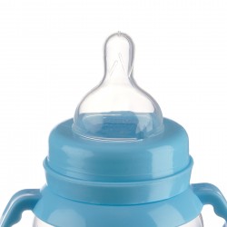 Blaue Babyflasche Little Angel mit Griffen - 6+, 250ml. ZIZITO 31031 3