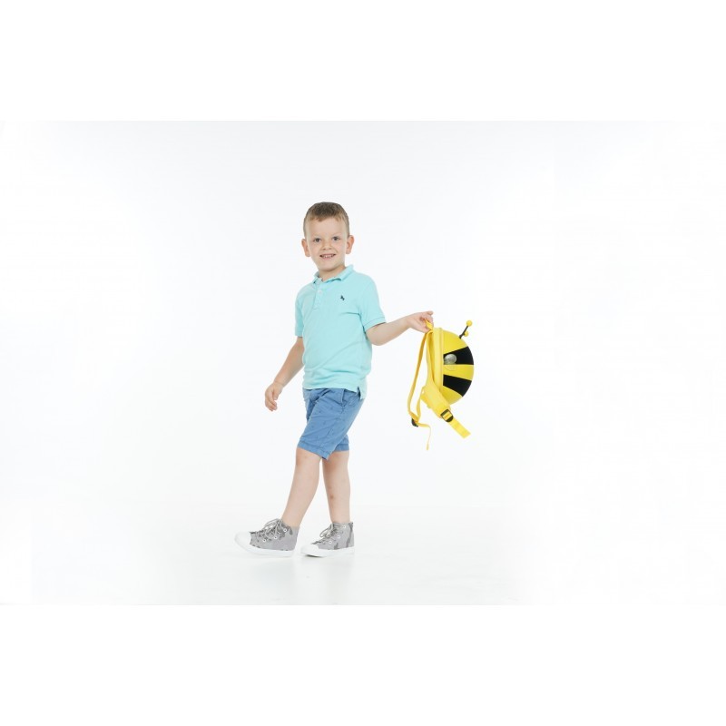 Children backpack, bee shape, green Supercute