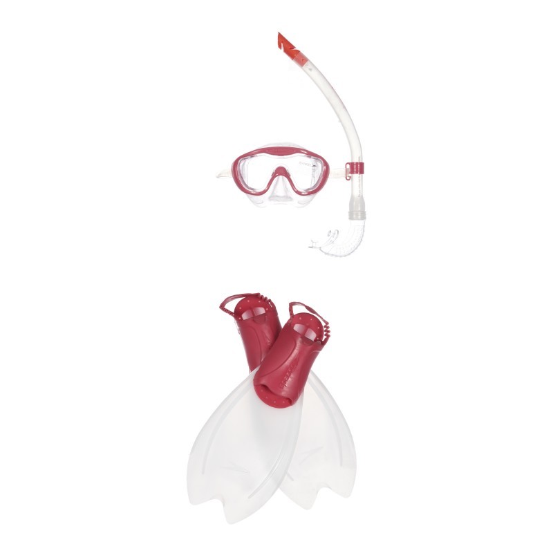 Set de înot copii GLIDE SCUBA SET JU, roz 33/36 Speedo