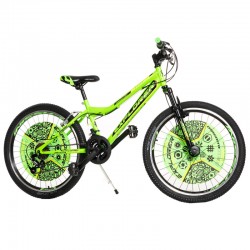 Детски велосипед EXPLORER MAGNITO  24", зелено с черно Venera Bike 31379 2
