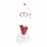 Kinder-Schwimmset GLIDE SCUBA SET JU, Größe 31/33 - Rosa