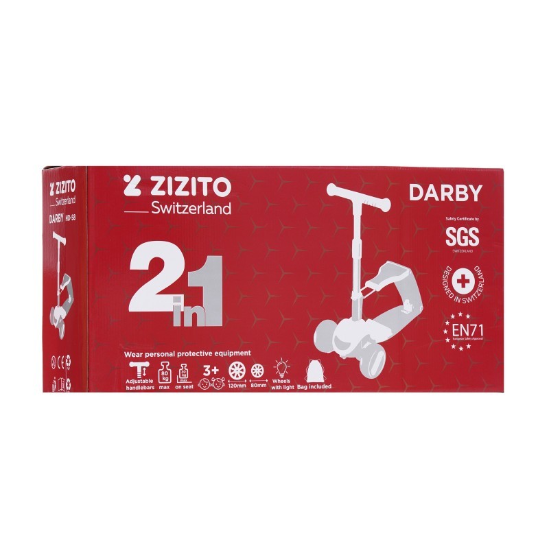 Scooter DARBY 2 în 1 ZIZITO