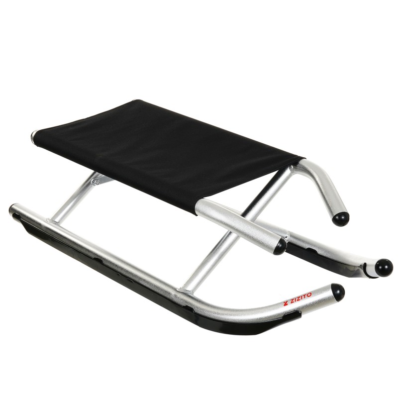 Aluminum,, foldable sled CRYSTAL ZIZITO