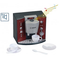 Theo Klein 9569 Bosch Kaffeemaschine mit Sound | Batteriebetriebene Espressomaschine mit realistischen Geräuschen | Maße: 14,5 cm x 19,5 cm x 17 cm | Spielzeug für Kinder ab 3 Jahren BOSCH 34583 