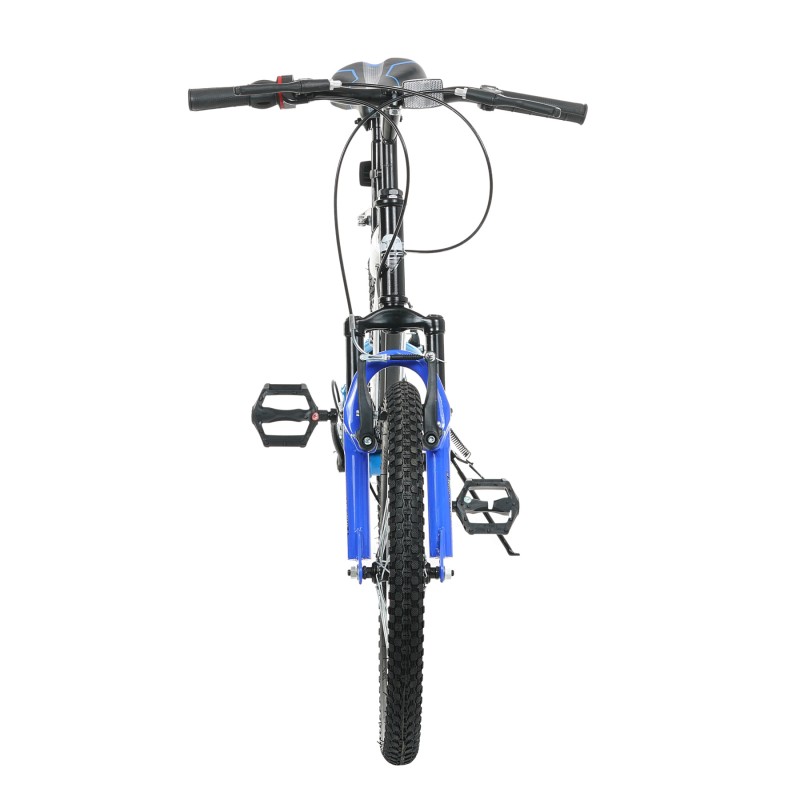 Bicicleta pentru copii TEC - CRAZY 20”, 7 viteze, neagra si albastra TEC