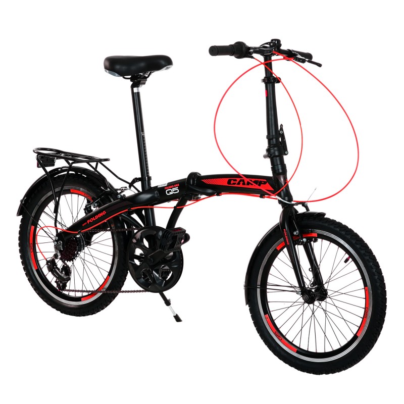 Faltbares Citybike CAMP Q10 FOLDABLE BIKE 20 ", 7 Geschwindigkeiten CAMP