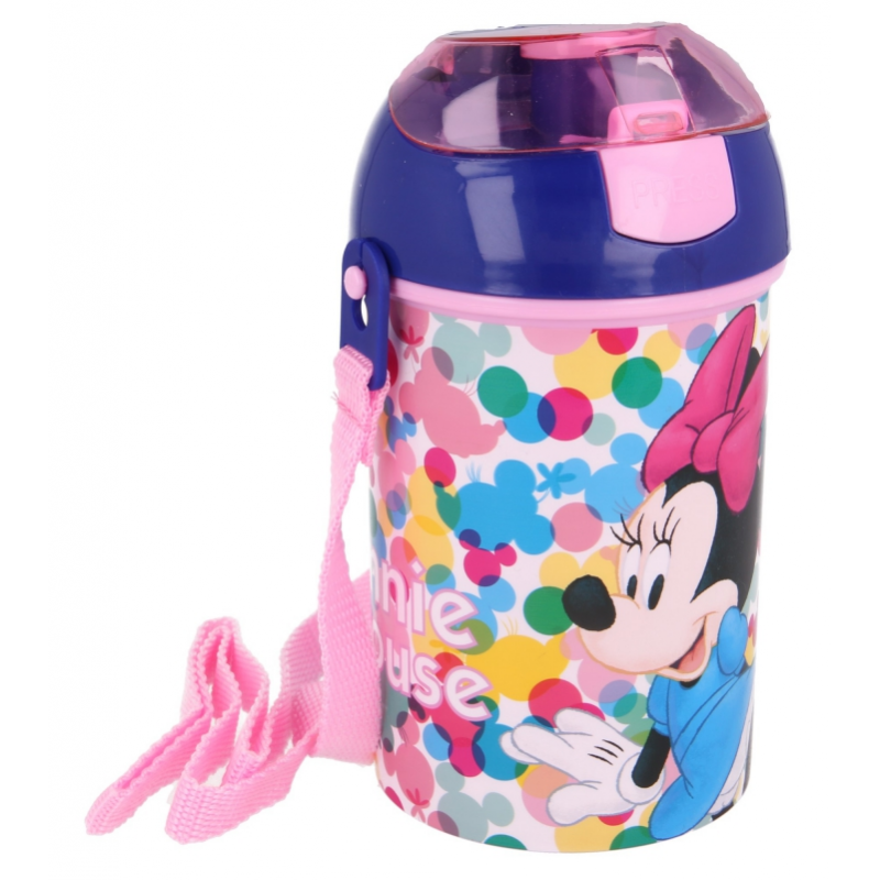 Детско шише со заштитно капаче MINNIE, 450 ml. Stor