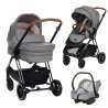 Kinderwagen Barron 3 in 1 - Grau