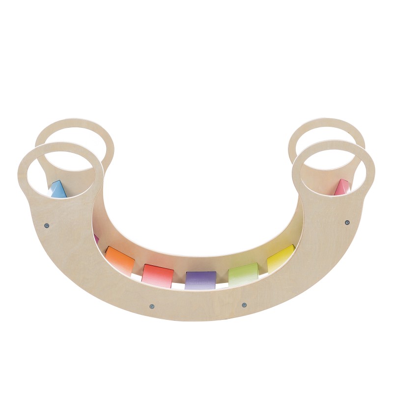 Rainbow rocker WOODEN