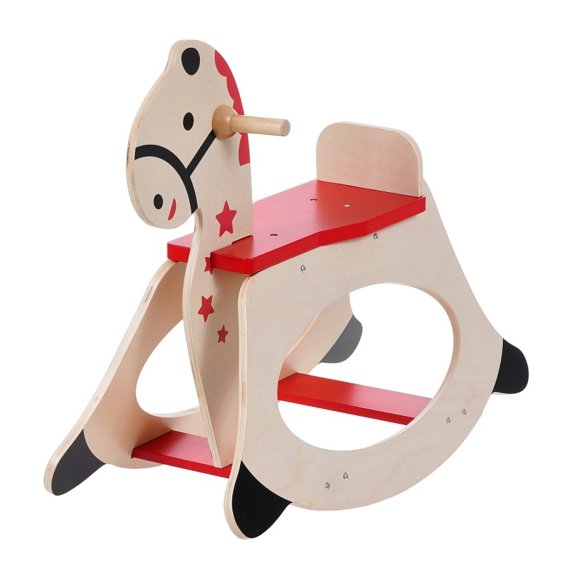 Wooden horse - swing WOODEN