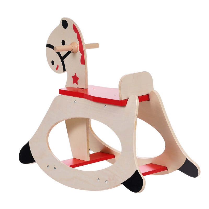 Wooden horse - swing WOODEN