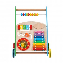 Wooden baby walker with activities WOODEN 36697 3