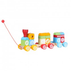 Wooden train - sorter, big WOODEN 36741 