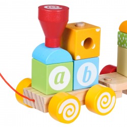 Wooden train - sorter, big WOODEN 36742 2