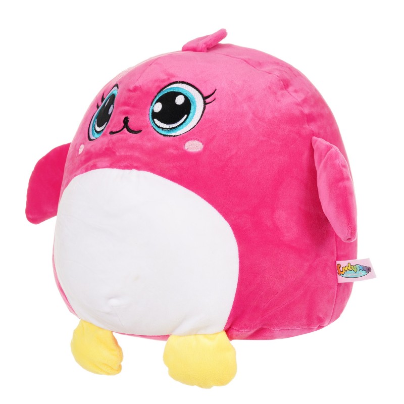 Plush toy pink chicken, 35 cm HAS