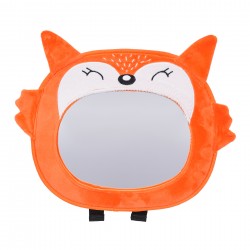 Rear seat mirror with child view, plush fox Feeme 36868 