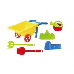 Children's beach set with wheelbarrow, 6 parts GT 37088 