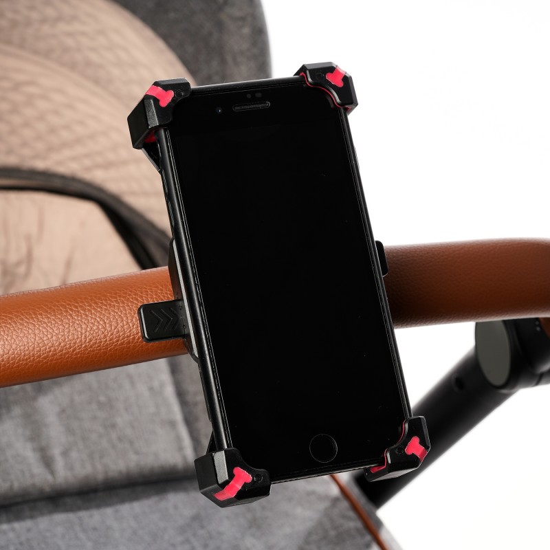 Phone holder for stroller or bicycle ZIZITO