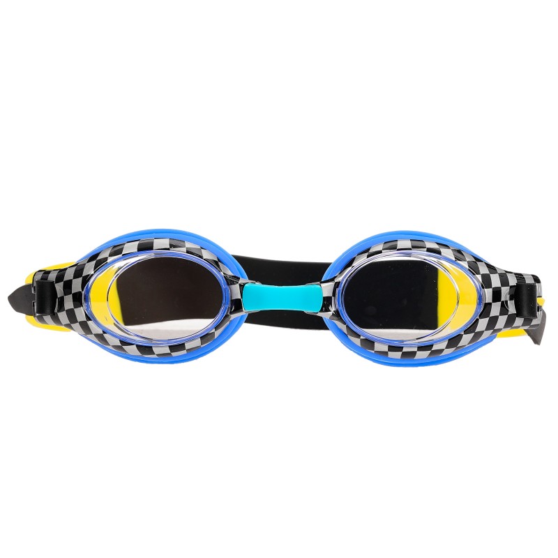 Children's swimming goggles, blue with decoration SKY