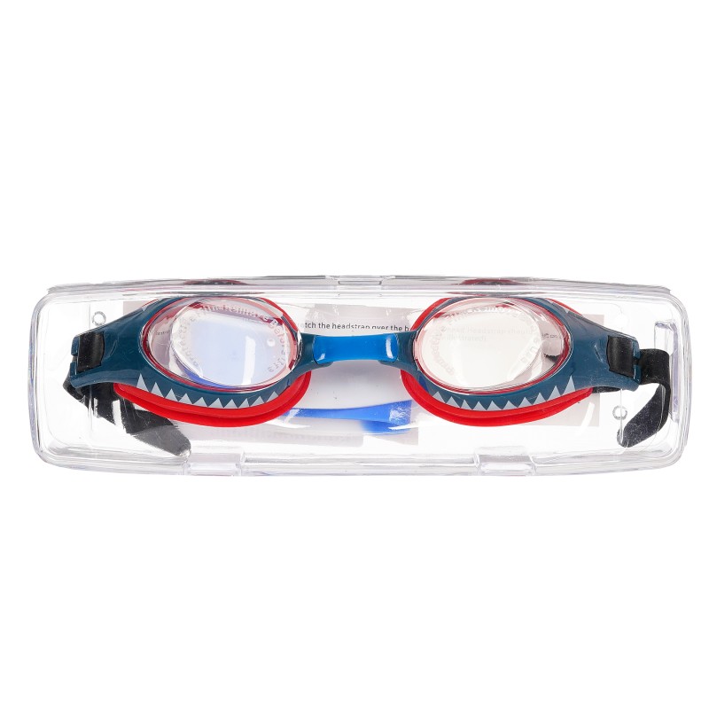 Kinderschwimmbrille mit Haifischzähnen SKY