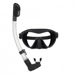 Set masca de scufundare pentru copii cu snorkel in cutie, incolor ZIZITO 37392 