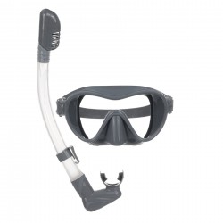 Set masca de scufundare pentru copii cu snorkel in cutie, incolor ZIZITO 37423 