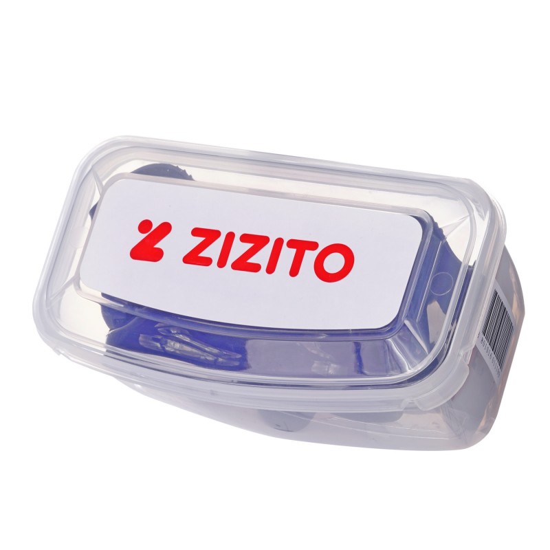 Set of diving mask and snorkel in a box ZIZITO