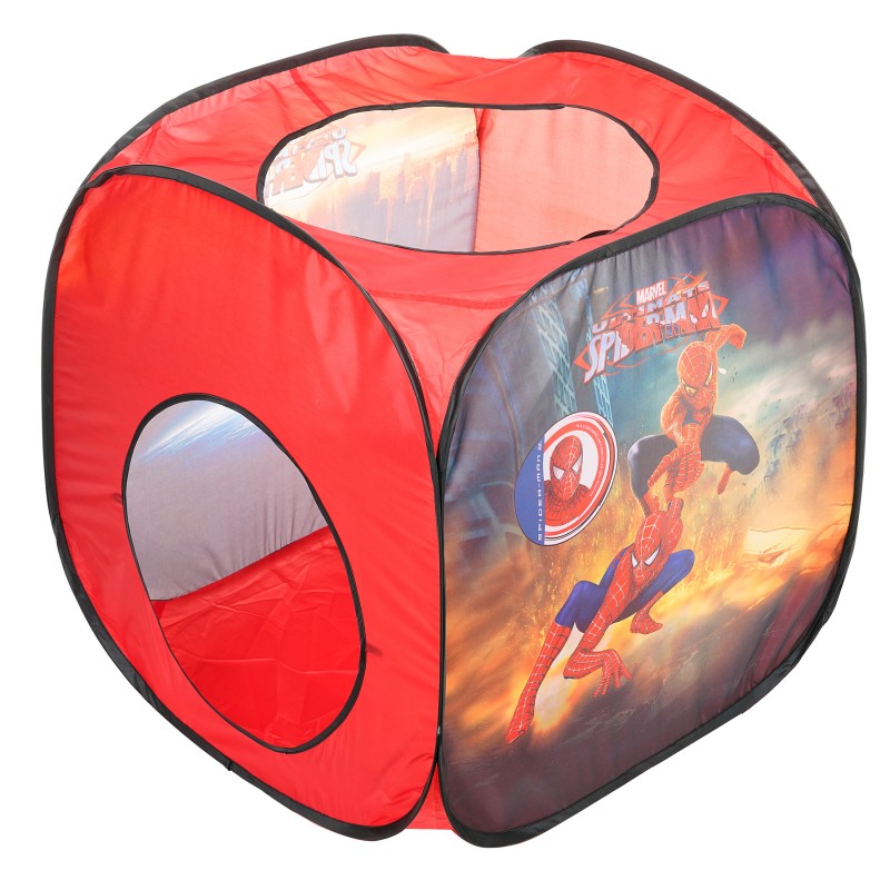 Kinderzelt mit Spieldach - Spiderman mit Tasche ITTL