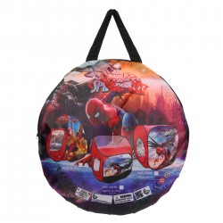 Kinderzelt mit Spieldach - Spiderman mit Tasche ITTL 38429 9